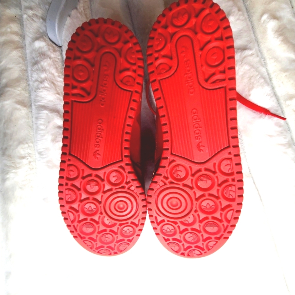 Adidas Forum Bold S.E.E.D. Women 7.5 Red Bright Orange GV7660 Shoe Trainer - Picture 6 of 7